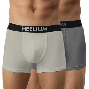 HEELIUM Bamboo Underwear Trunk for Men | 3X Softer Than Cotton & Odour Free | Stretchy Fabric & Durable Waistband