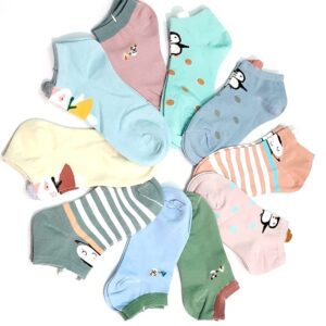 Khillayox Women's Ankle Length Cotton Socks