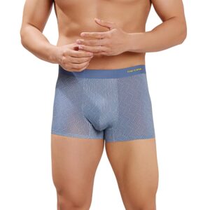 Men's Underwear Trunk - Seamless Fit Comfort-Microfiber Nylon Spandex Printed Innerwear for Men, M111- Ultra Soft, Comfort Fit, 4 Way Flex, Quick Dry, Breathable Fabric