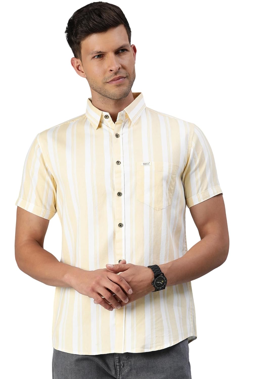 Majestic Man Men's Cotton Slim Fit Shirt - Image 4