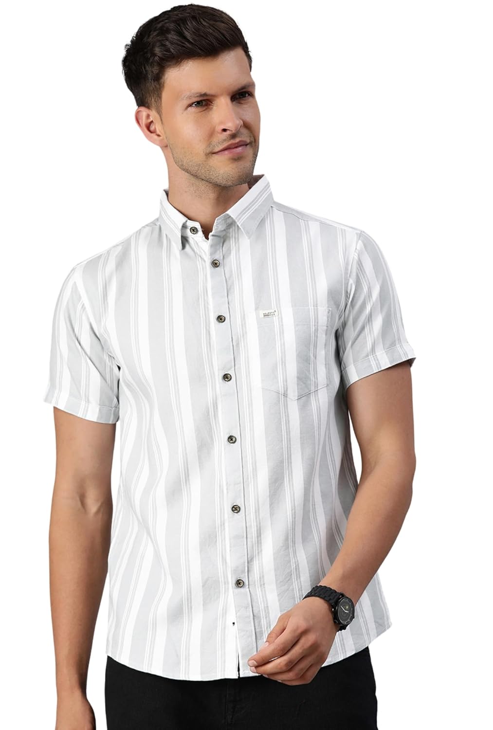 Majestic Man Men's Cotton Slim Fit Shirt - Image 5