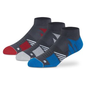 Supersox Ankle Length Performance Sports Socks for Man | Combed Cotton | Moisture Absorbent & Anti-Odour | Durable Welt for Long-Lasting Comfort | Pack of 3