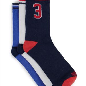 U.S. Polo Assn. Kids U.S. POLO ASSN. Kids Mid-Calf Length KS003 Cotton Stretch Socks - Pack Of 3