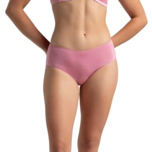 Jockey 1802 Women's High Coverage Micro Modal Elastane Stretch Mid Waist Hipster with Ultrasoft Concealed Waistband