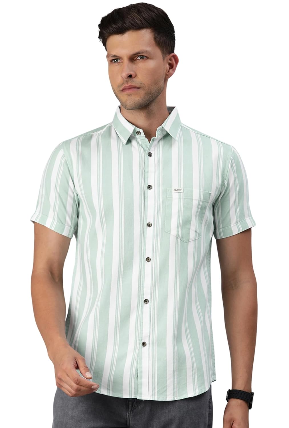 Majestic Man Men's Cotton Slim Fit Shirt - Image 6