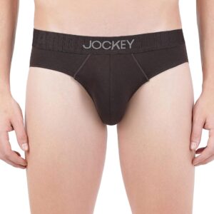 Jockey IC31 Men's Supima Cotton Elastane Stretch Solid Brief with Ultrasoft Waistband