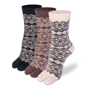 Supersox Winter Thermal Regular Length Thumb Socks for Women, Made with Thermal Control Technology & Extra Cushioning For a Warmth & Cozy Feel (Pack Of 3)