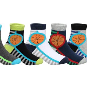 Supersox Regular Length Sports Socks for Kids, Made with Breathable, Anti Odour & Moisture Absorbent Combed Cotton with a Extra Durable Welt, Ideal For All Day Wear (Pack Of 5)