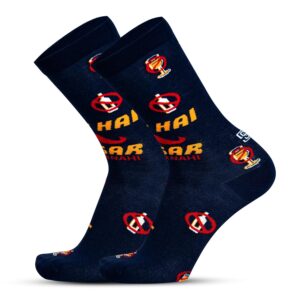 The Sock Street | Quirky Crew Socks for Men Pack of 3 | Patterned | Cotton Calf Length | Fun & Expressive Design | Odour-Free & Breathable | Casual & Gift Wear | UK Size 6-11 | Multi
